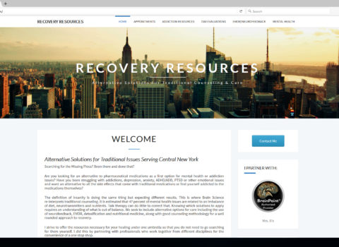 Website – Recovery Resources